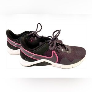 Nike Legend Essentials 2 Training Sneakers - Women's 8.5 - Black and Pink